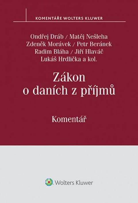 Obrázek produktu: Zákon o daních z příjmů/Komentář