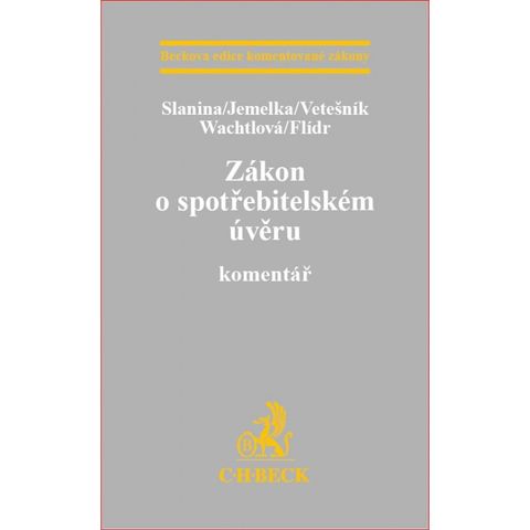 Obrázek produktu: Zákon o spotřebitelském úvěru