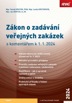 Obrázek produktu: Zákon o zadávání veřejných zakázek s komentářem k 1. 1. 2024
