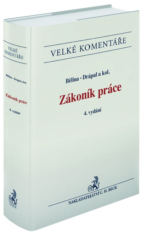 Obrázek produktu: Zákoník práce. Komentář. 4. vydání