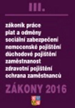Obrázek produktu: Zákony III/2016