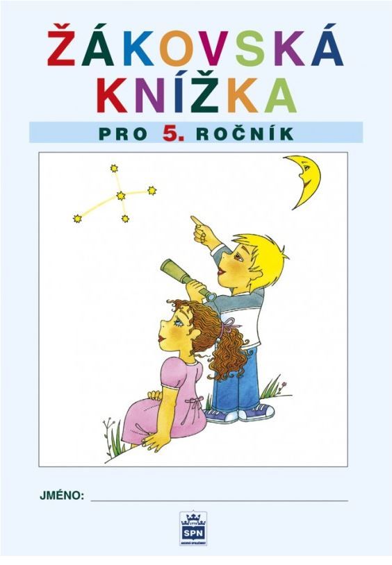 Žákovská knížka pro 5. ročník ZŠ