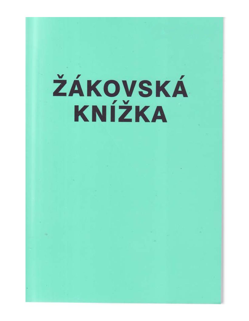 Žákovská knížka (pro žáky SOU) - laminové desky