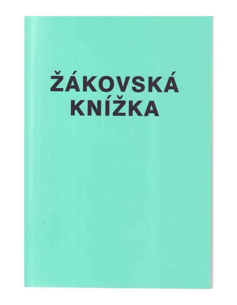 Žákovská knížka (pro žáky SOU) - laminové desky