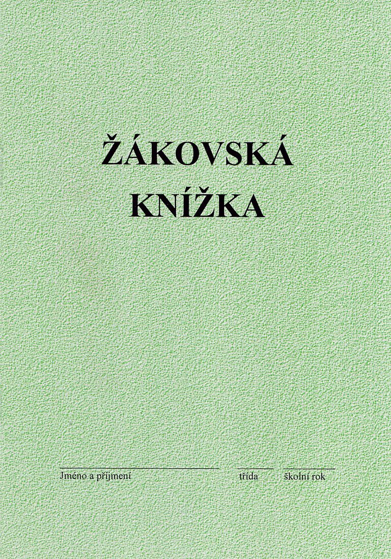 Žákovská knížka/zelená/
