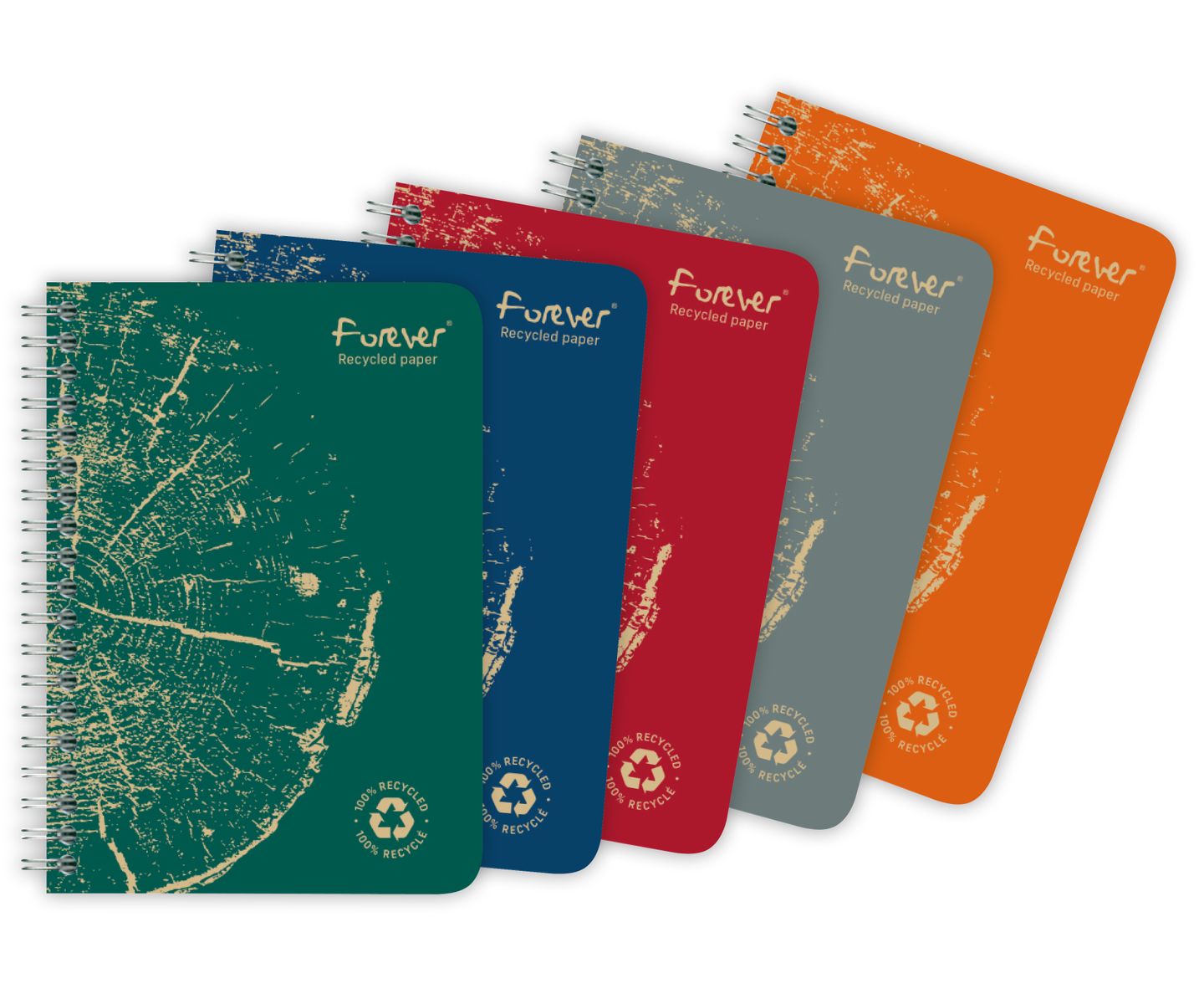 Zápisník Clairefontaine Forever A6, 60 listů, linkovaný - mix barev