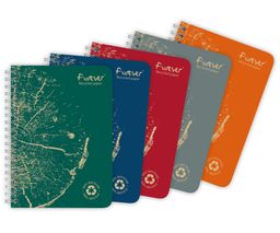 Obrázek produktu: Zápisník Clairefontaine Forever A6, 60 listů, linkovaný - mix barev