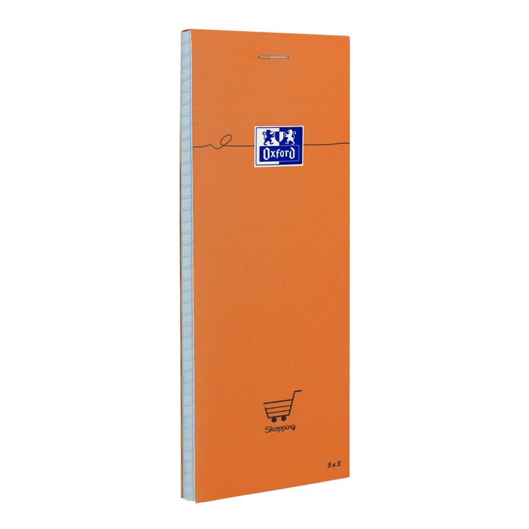 Zápisník Oxford Orange 21 × 7,4 cm, 80 listů - čtverečkovaný