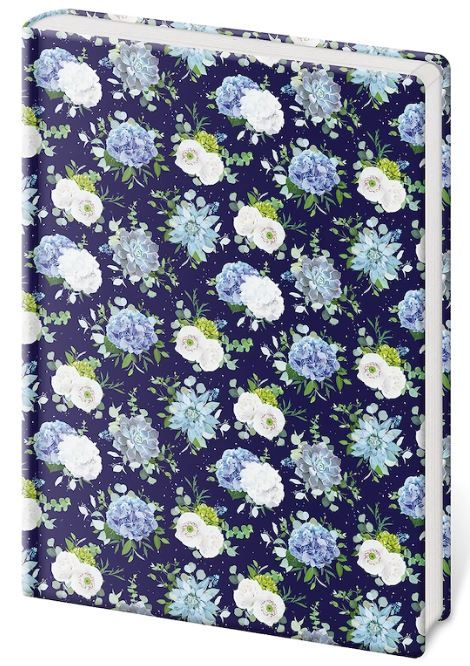 Zápisník Vario A4 linkovaný - Floral