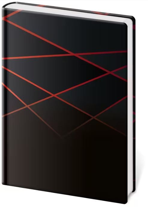 Zápisník Vario A5 linkovaný - BLACK DESIGN