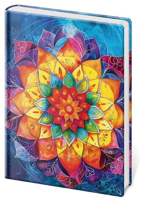 Zápisník Vario A5 linkovaný - Mandala