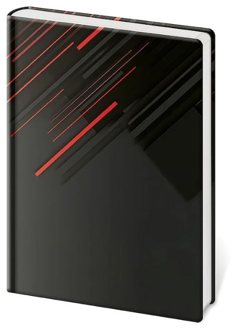 Zápisník Vario A5 linkovaný - Red Lines