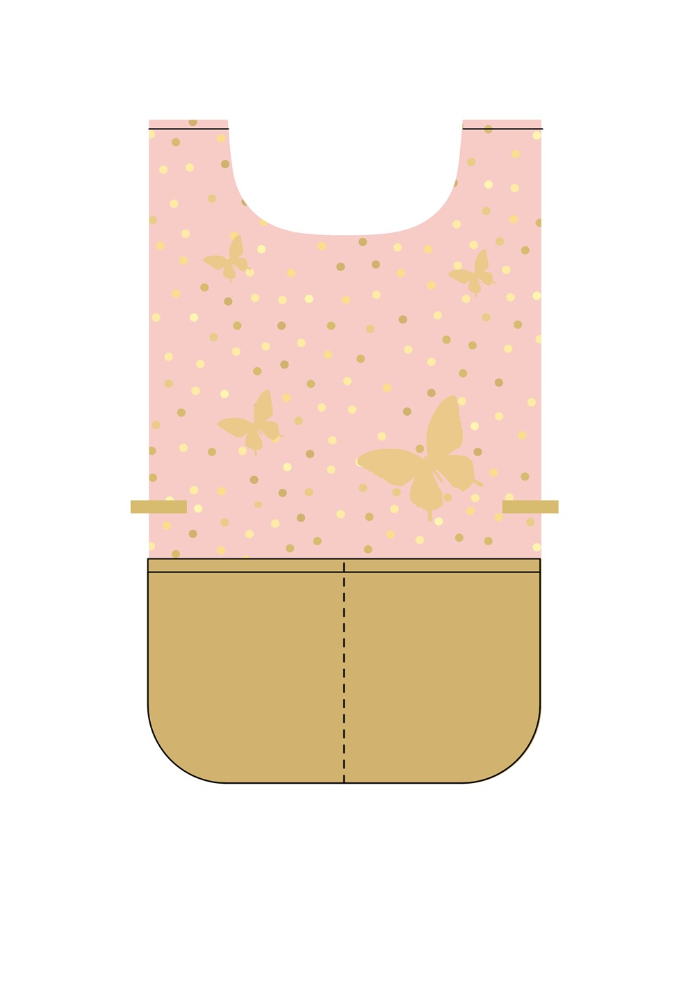 Zástěra pončo Oxy Go - Motýl