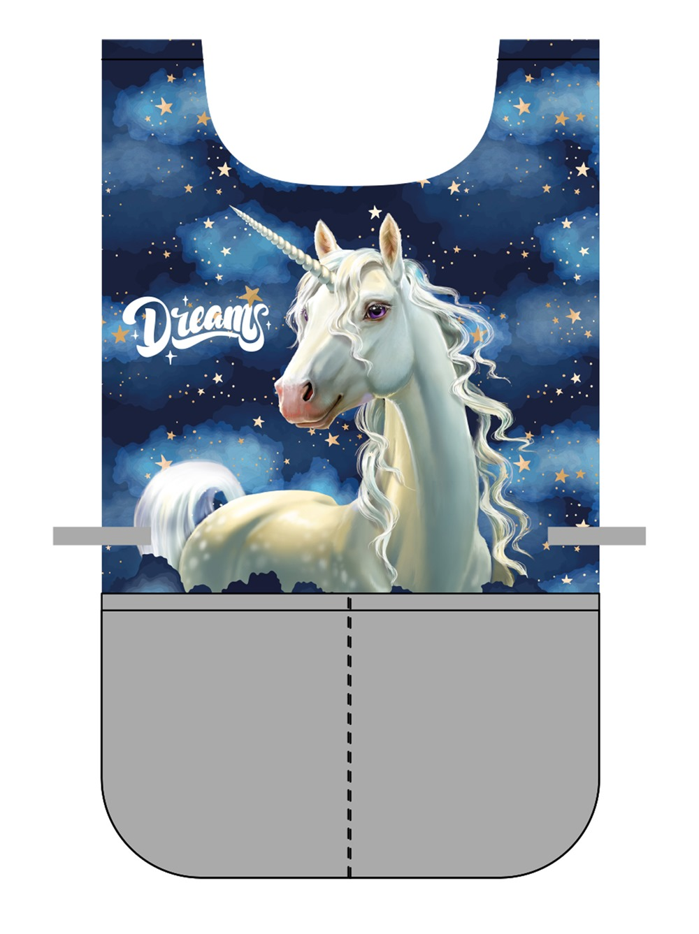 Zástěra pončo - Unicorn