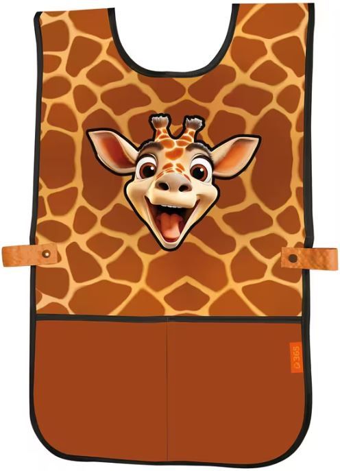 Zástěrka na výtvarnou výchovu pončo Giraffe Helma 365