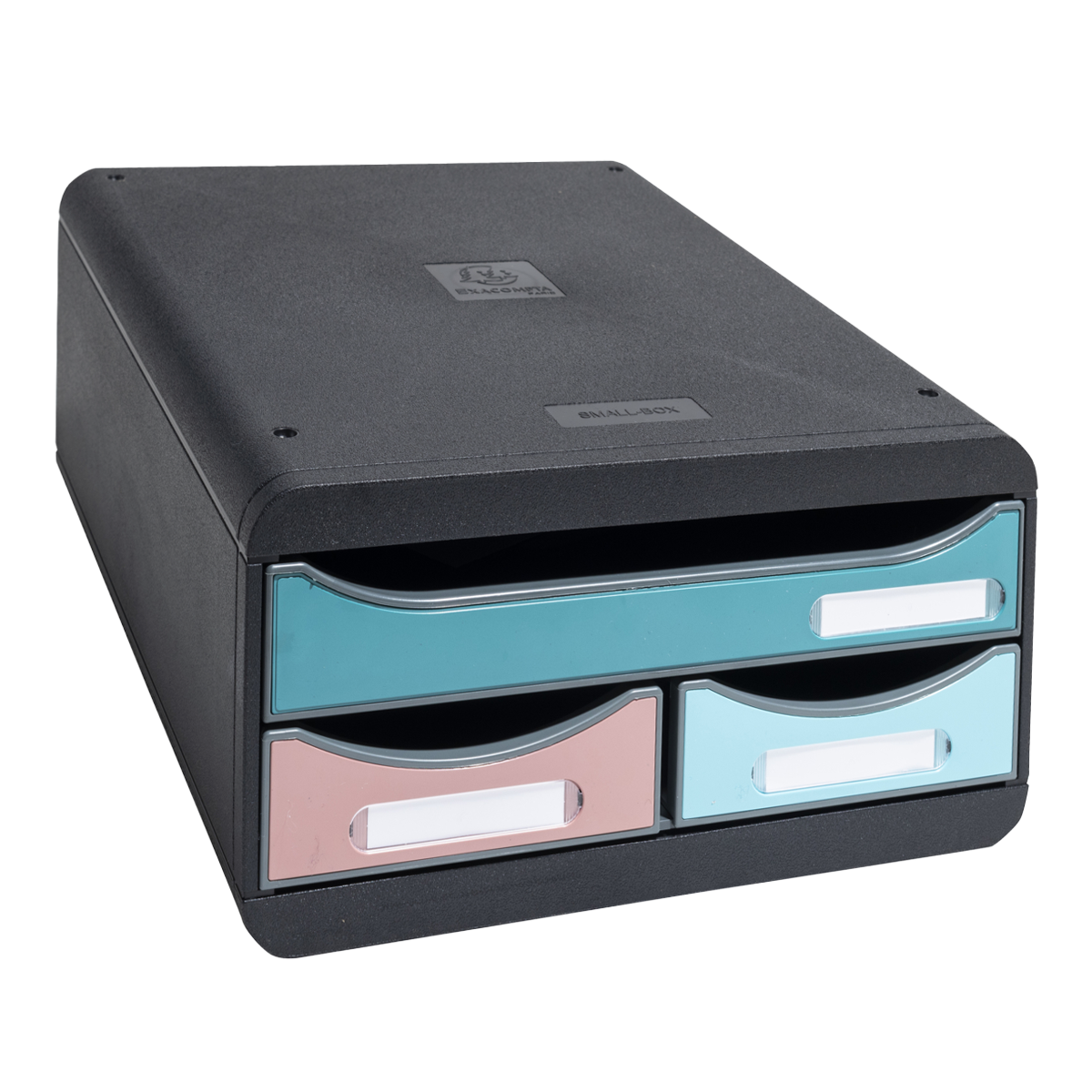 Zásuvkový box Skandi kombinovaný, plastový, 3 zásuvky