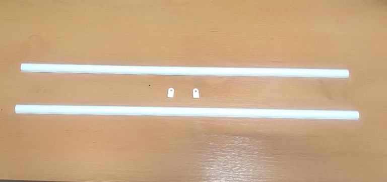 Závěsná lišta (2 ks lišty) 67 cm