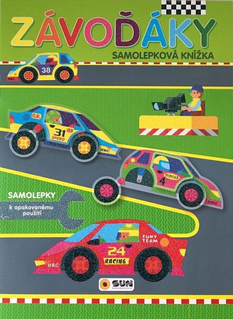 Závoďáky - samolepková knížka