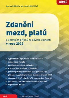 Levně Zdanění mezd, platů a ostatních příjmů ze závislé činnosti v roce 2023