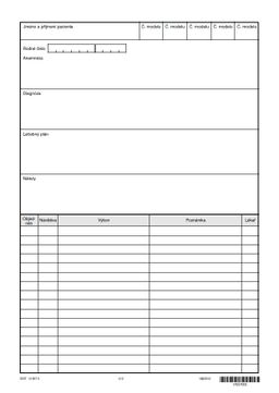Obrázek produktu: Zdravotní záznam pro stomatologii (ortodoncii)