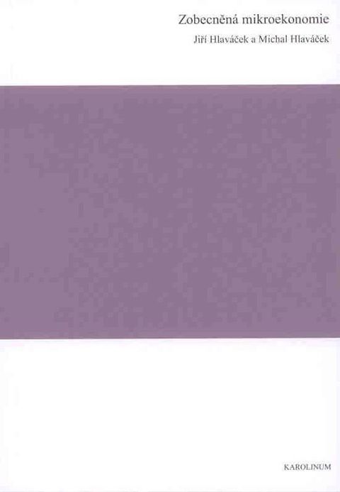 Obrázek produktu: Zobecněná mikroekonomie