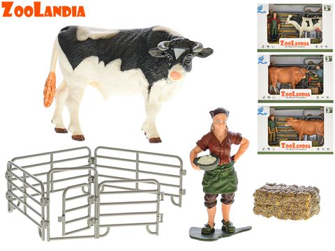 Obrázek produktu: Zoolandia kráva s doplňky, mix druhů