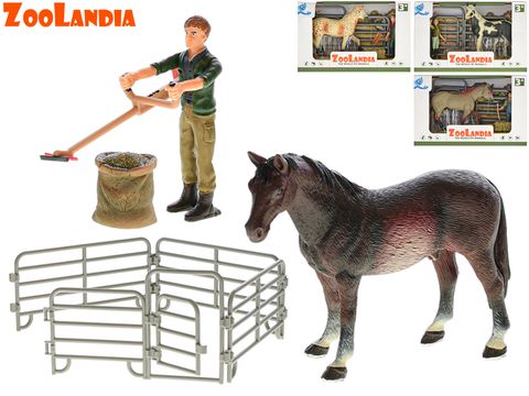 Obrázek produktu: Zoolandia kůň s doplňky, mix druhů