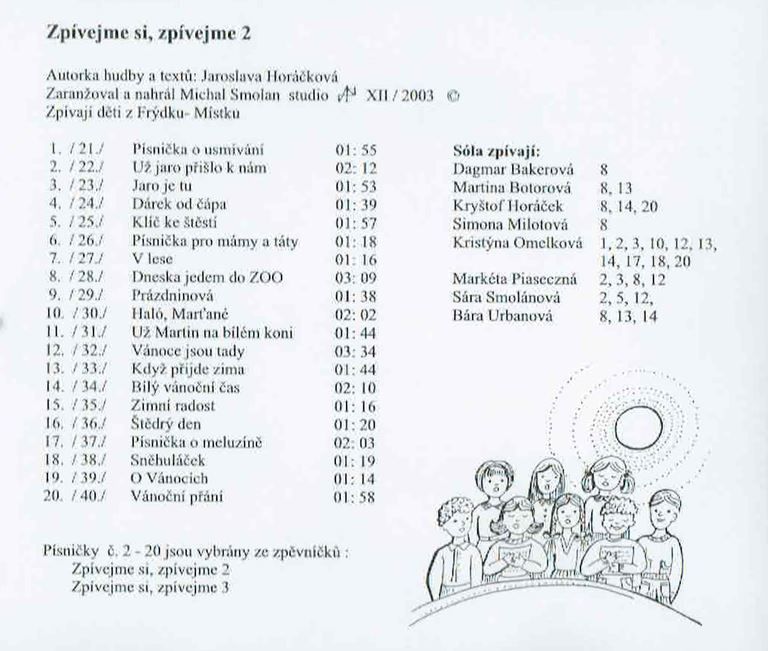 Zpívejme si, zpívejme 2. - CD