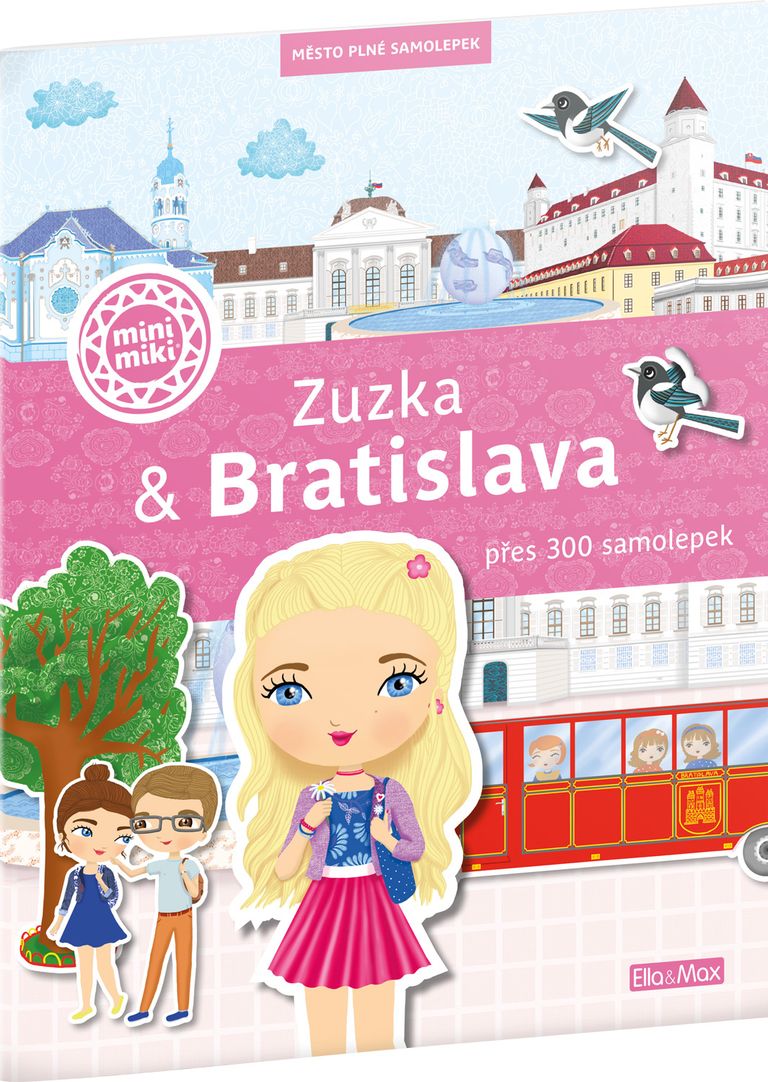Levně ZUZKA & BRATISLAVA – Město plné samolepek