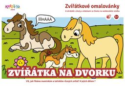 Obrázek produktu: Zvířátka na dvorku - Zvířátkové omalovánky