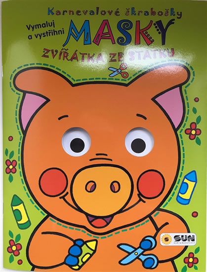 Obrázek produktu: Zvířátka ze statku - Karnevalové škrabošky Masky