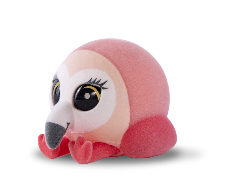 Zvířátko Flockies Plameňák Fiona, 4 cm