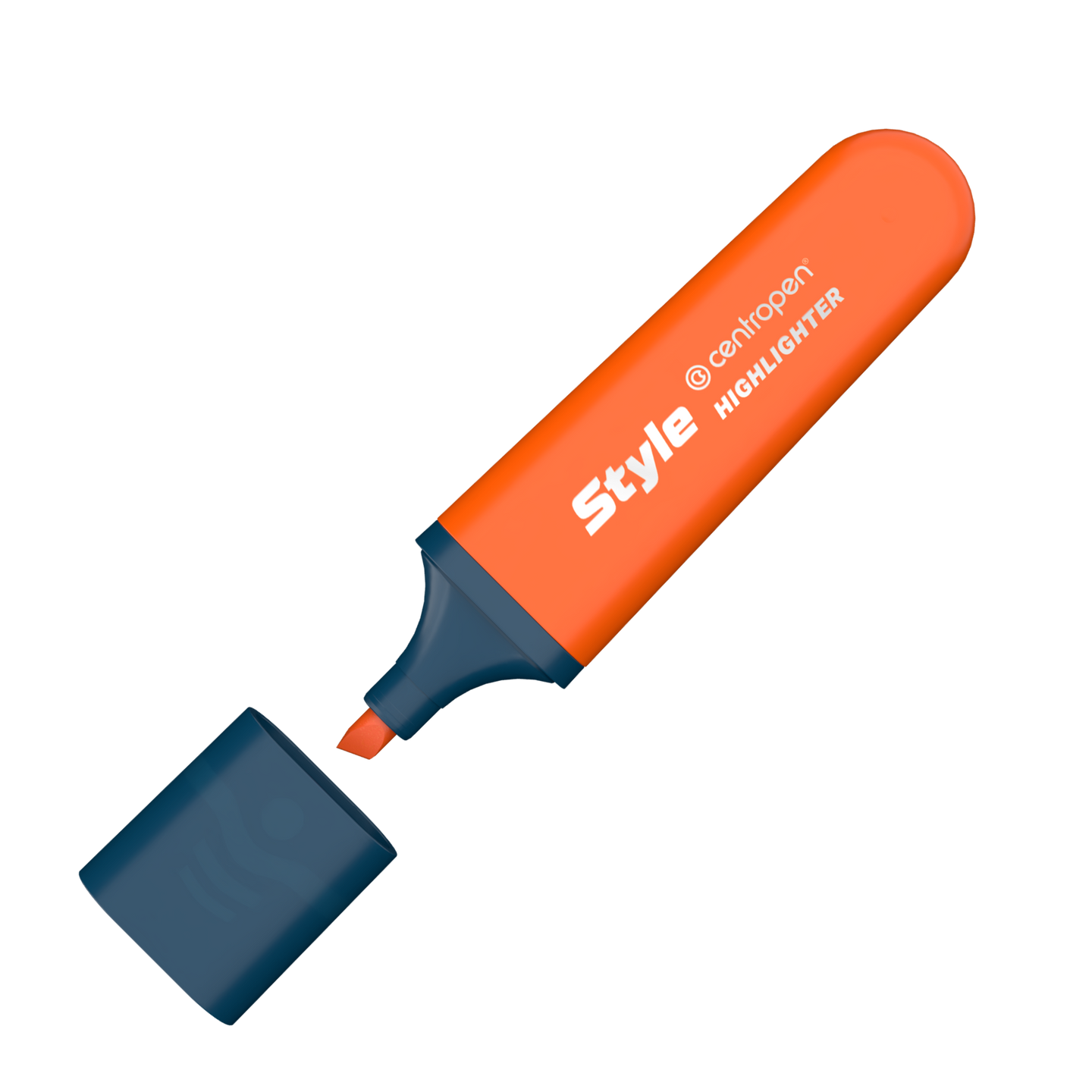Zvýrazňovač Centropen 6252 STYLE FLUO - oranžový