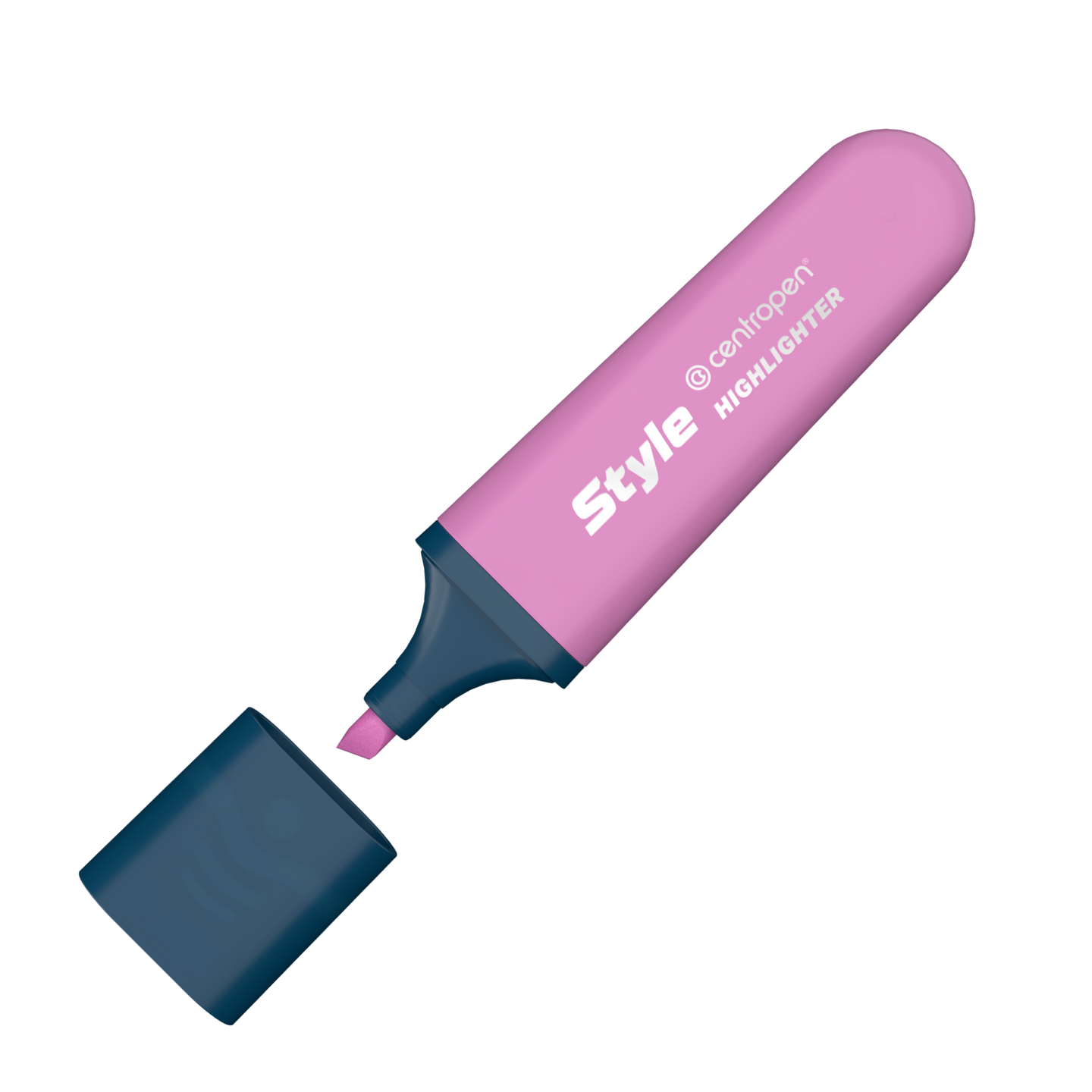 Zvýrazňovač Centropen 6252 STYLE SOFT - fialový