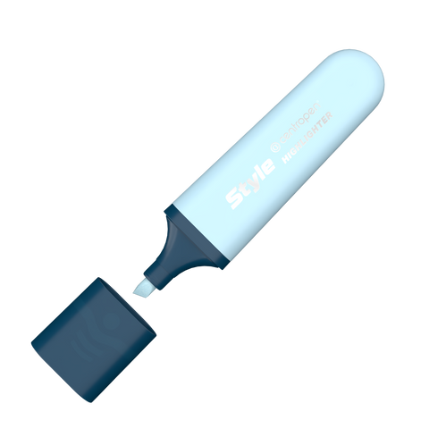 Obrázek produktu: Zvýrazňovač Centropen 6252 STYLE SOFT - modrý