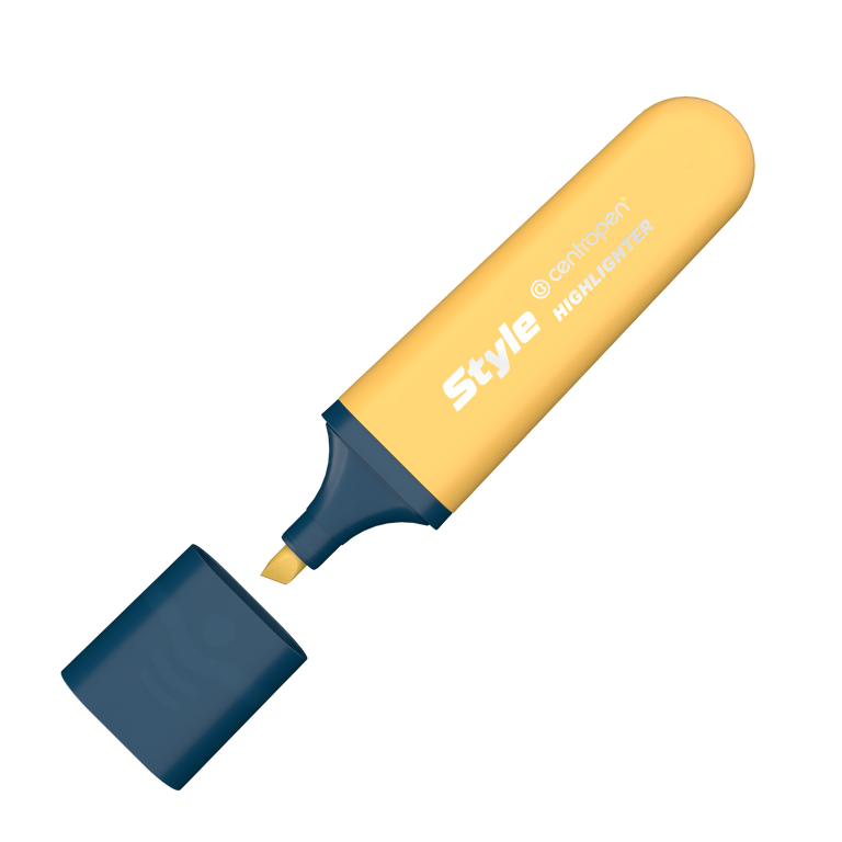 Zvýrazňovač Centropen 6252 STYLE SOFT - oranžový