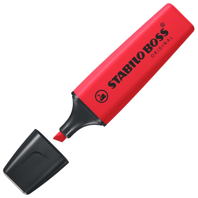 Zvýrazňovač STABILO BOSS ORIGINAL Realred