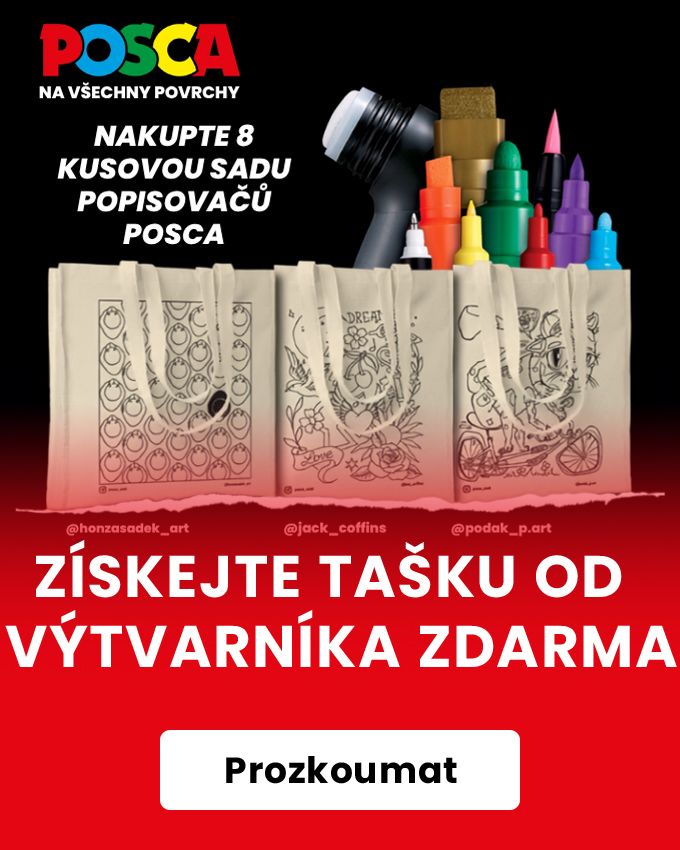 POSCA - textilní taška zdarma