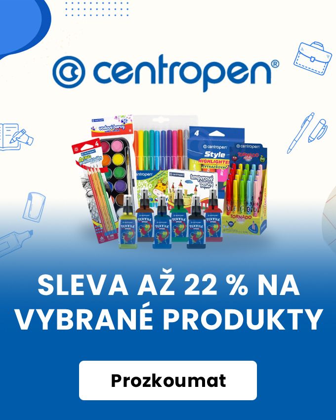 Centropen až 22 %